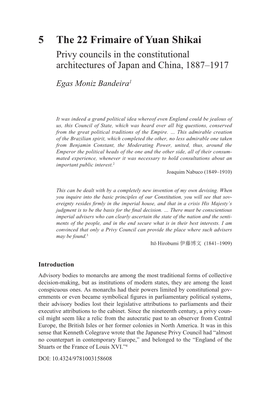 Planting Parliaments in Eurasia, 1850–1950; Concepts, Practices, And