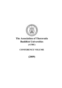 The Association of Theravada Buddhist Universities (ATBU)