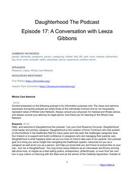 A Conversation with Leeza Gibbons