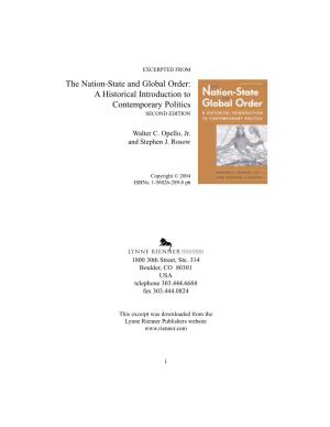 The Nation-State and Global Order: a Historical Introduction to Contemporary Politics SECOND EDITION