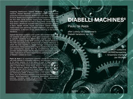 Diabelli Machines8 Contains a CD, a DVD, and a Written Essay