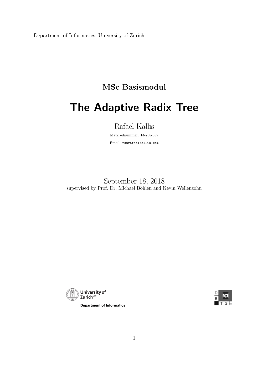 The Adaptive Radix Tree