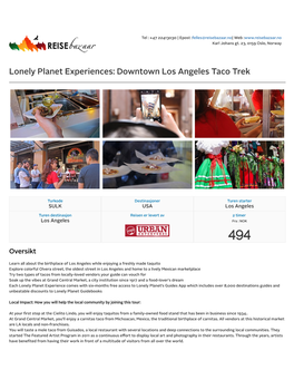 Lonely Planet Experiences: Downtown Los Angeles Taco Trek