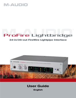 Profire Lightbridge User Guide | 2 Introduction 1