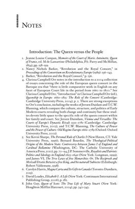 Introduction: the Queen Versus the People 1
