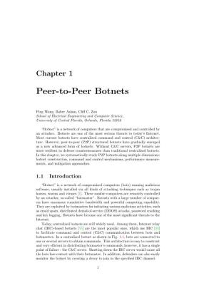 Peer-To-Peer Botnets