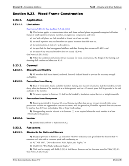 Section 9.23. Wood-Frame Construction