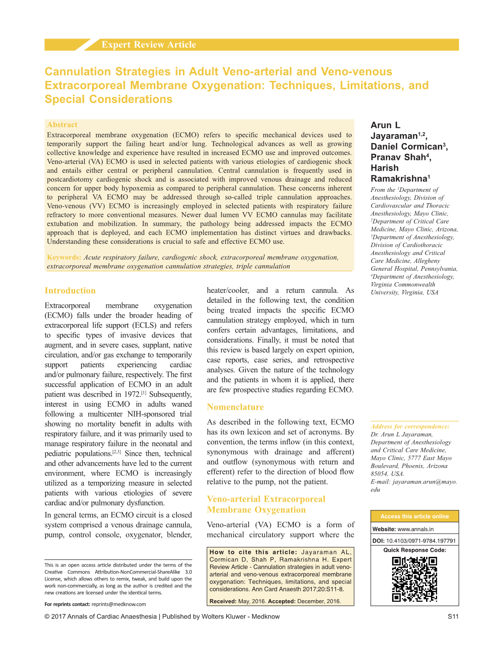 Cannulation Strategies in Adult VA and VV ECMO