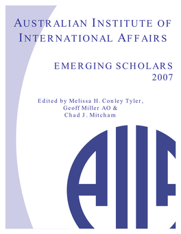 Emerging Scholars 2007