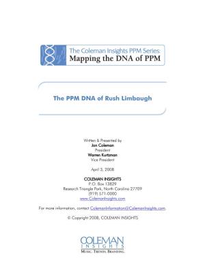 The PPM DNA of Rush Limbaugh