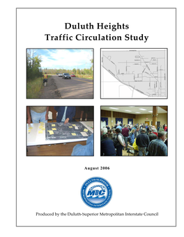 Duluth Heights Traffic Circulation Study