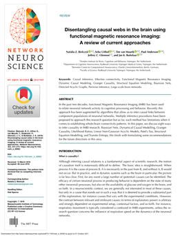 Disentangling Causal Webs in the Brain Using Functional Magnetic Resonance Imaging: a Review of Current Approaches