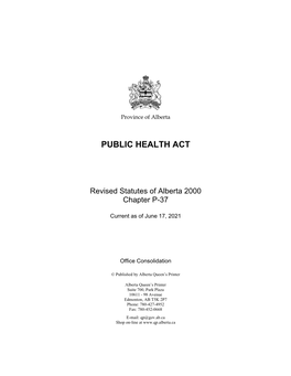 Public Health Act
