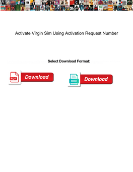 Activate Virgin Sim Using Activation Request Number