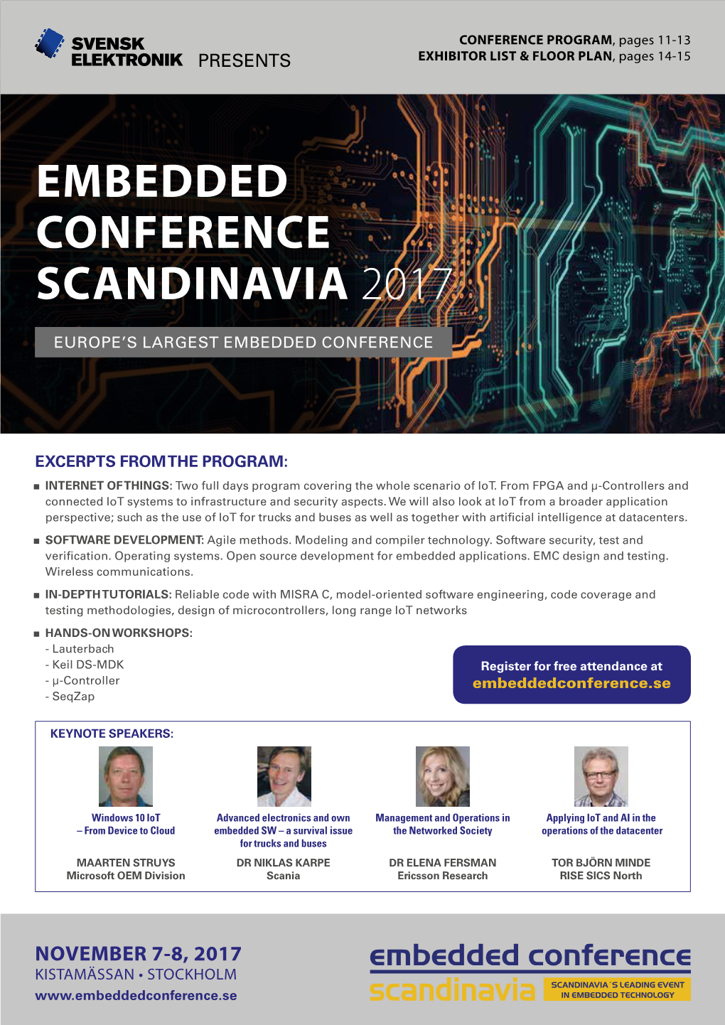 Embedded Conference Scandinavia 2017