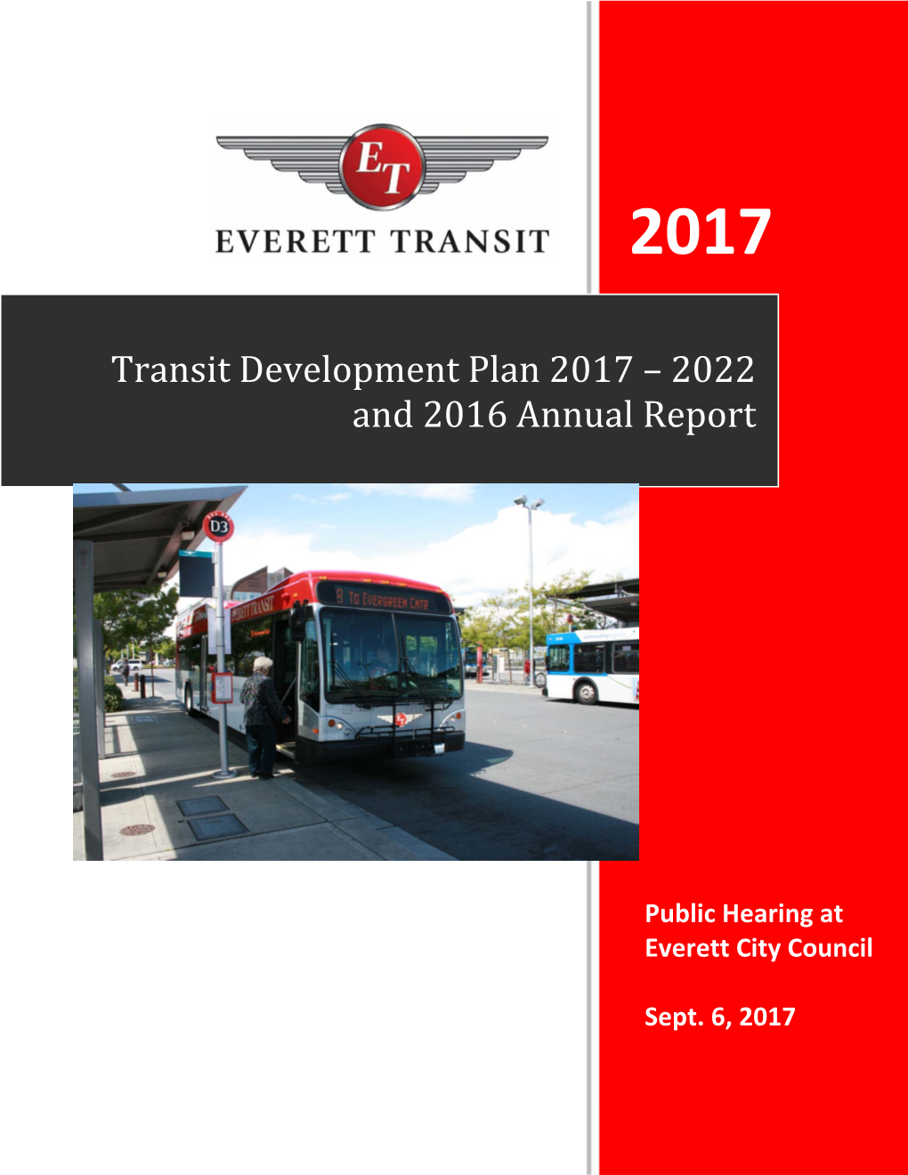 Transit Development Plan 2017 – 2022 and 2016 Annual Report