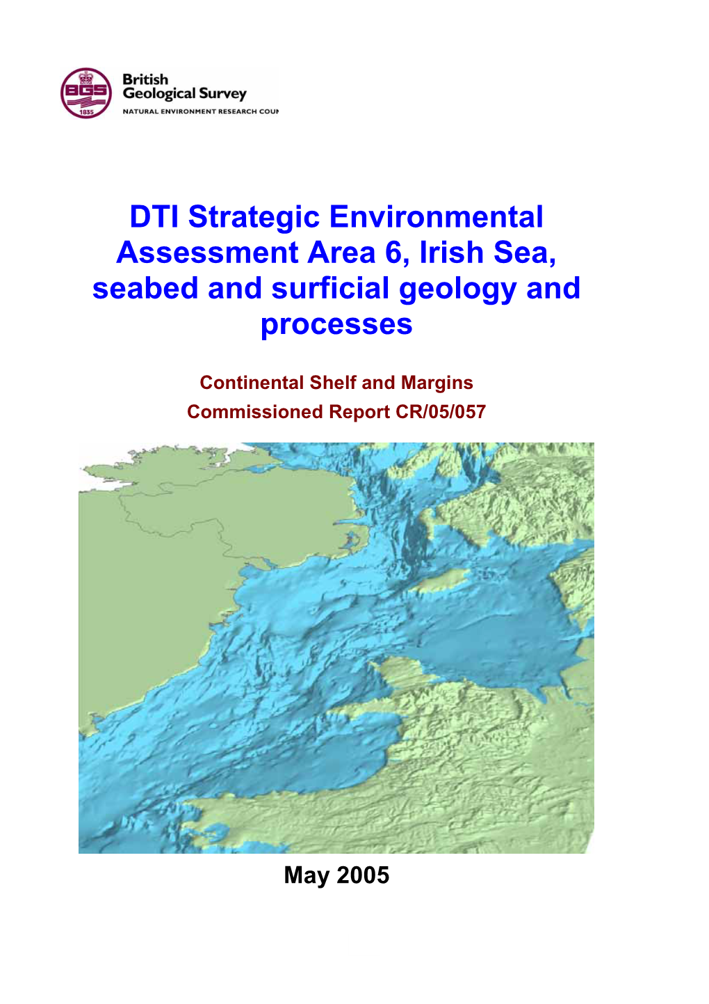 Irish Sea, Seabed and Surficial Geology and Processes