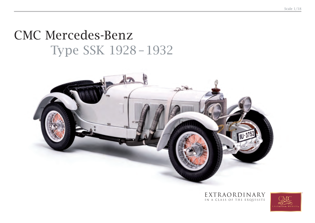 CMC Mercedes-Benz Type SSK 1928–1932