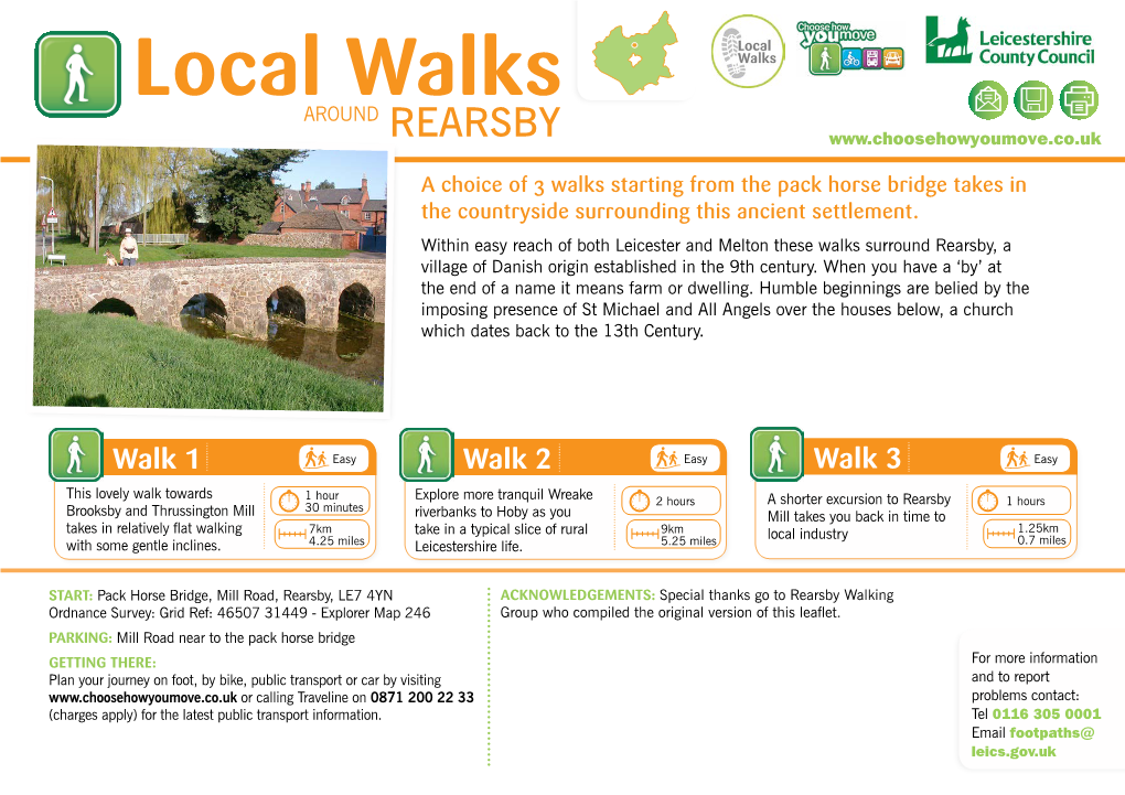 Rearsby Local Walks