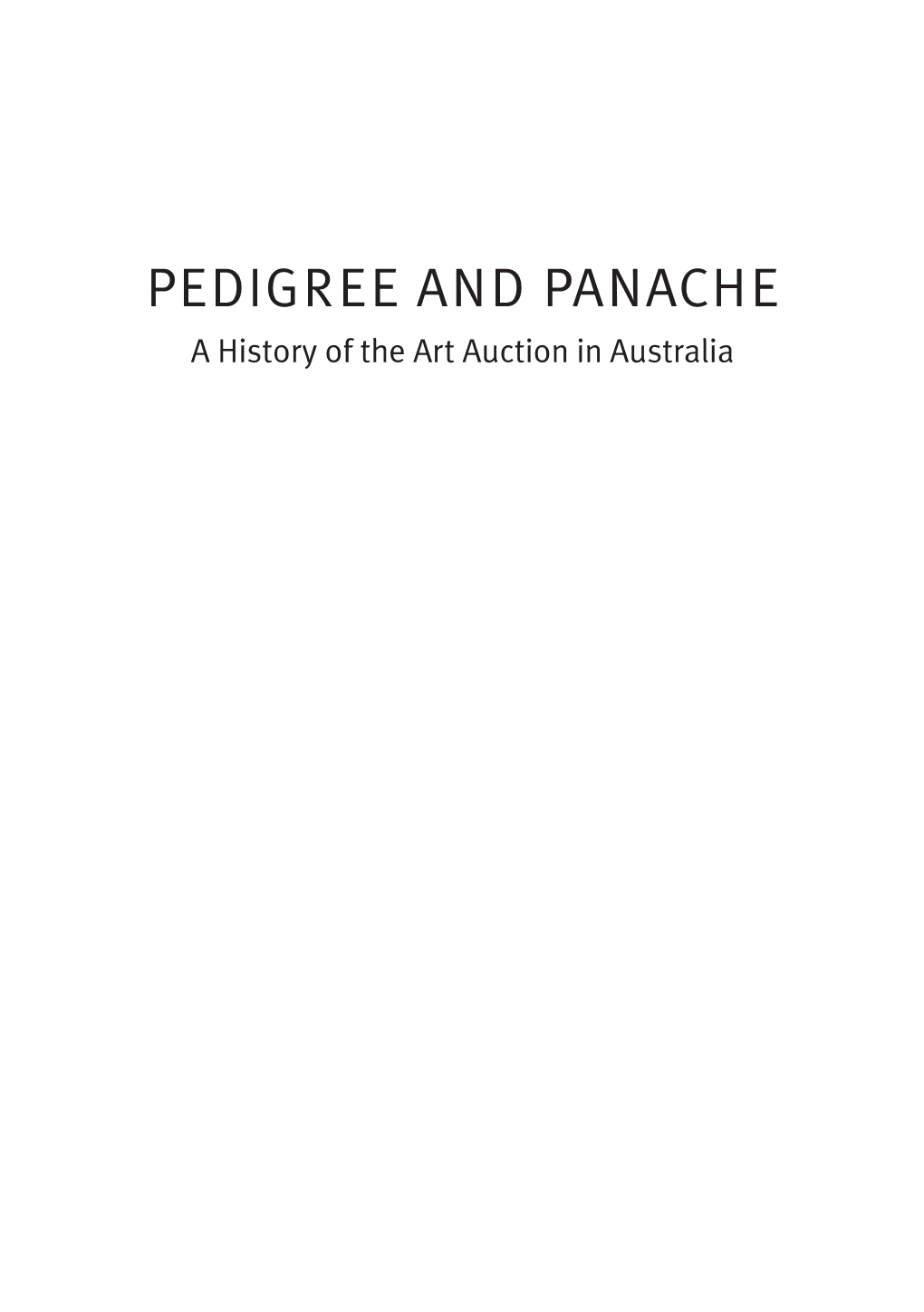 Chapter 4. Australian Art at Auction: the 1960S Market