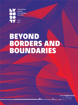 BEYOND BORDERS and BOUNDARIES Table of Contents Editorial
