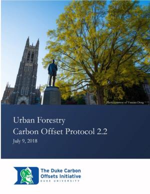 Benefits of Trees and Carbon Offsets