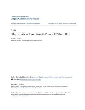 The Families of Wentworth Point (1760S-1800)