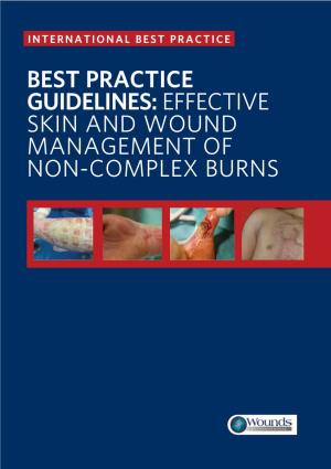 Effective Skin and Wound Management in Non-Complex Burns