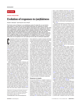 Brosnan & De Waal Science 2014 with Summary