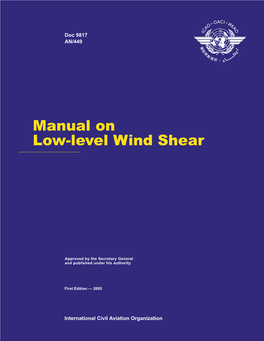 Manual on Low-Level Wind Shear