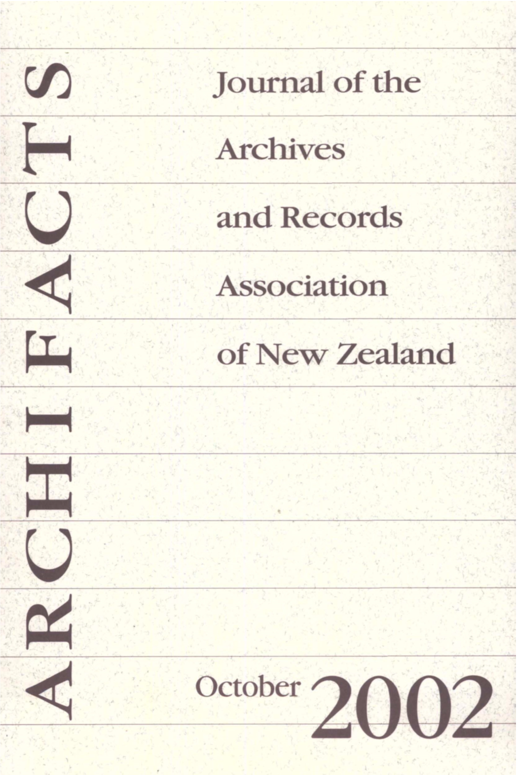 Archifacts October 2002