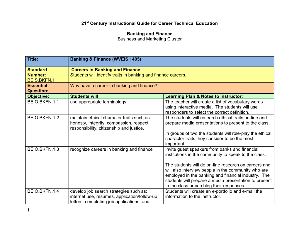 21St Century Instructional Guide for Career Technical Education s10