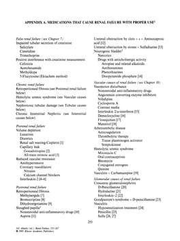 False Renal Failure (See Chapter 7) Chronic Renal Failure Prerenal Renal