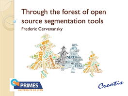 Segmentation Tools Frederic Cervenansky What Is Open-Source