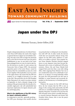 Japan Under the DPJ