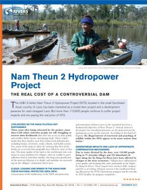 Nam Theun 2 Hydropower Project the Real Cost of a Controversial Dam