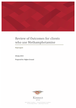 Review of Outcomes for Clients Who Use Methamphetamine