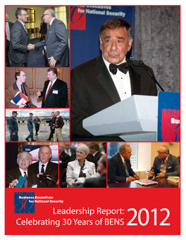 Leadership Report: Celebrating 30 Years of BENS2012