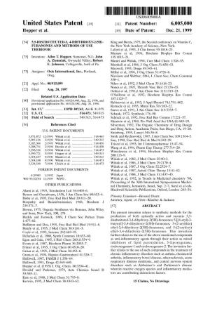 United States Patent (19) 11 Patent Number: 6,005,000 Hopper Et Al
