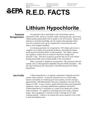 Lithium Hypochlorite