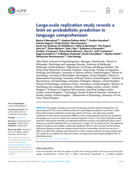 Large-Scale Replication Study Reveals a Limit on Probabilistic Prediction In