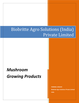 Biobritte Agro Solutions (India) Private Limited