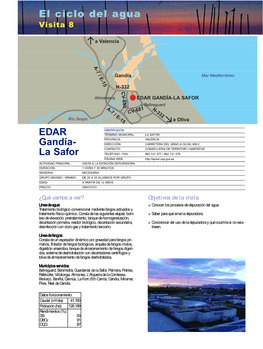 El Ciclo Del Agua EDAR Gandía- La Safor