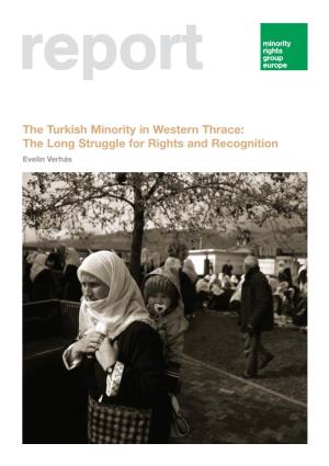 The Turkish Minority in Western Thrace