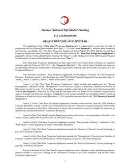 Jackson National Life Global Funding