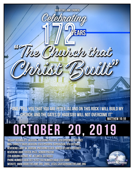The Church That Christ Built” Sincerely
