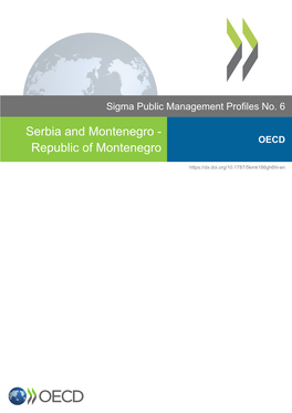 Serbia and Montenegro - OECD Republic of Montenegro