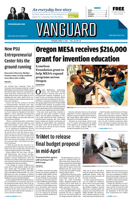Oregon MESA Receives $216,000 Grant for Invention Education
