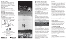 Eleven Mile State Park Brochure