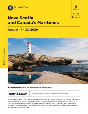 9 Nova Scotia and Canada's Maritimes